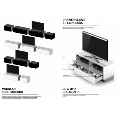 Тумба для ТВ Sonorous ELEMENT EX390 #3
